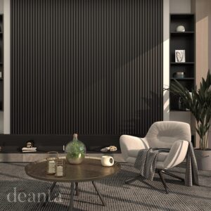 Black Acoustic Panelling