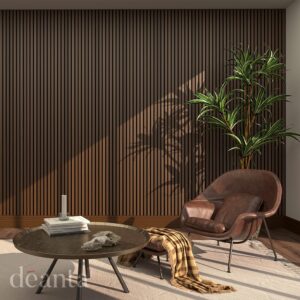 Walnut Acoustic Panelling