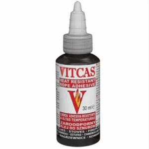 Heat Resistant Rope Adhesive Black